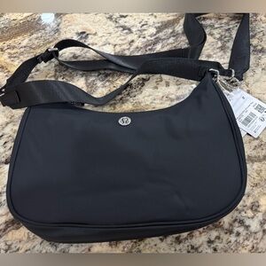 Lululemon Black Adjustable Mini Shoulder Bag NWT